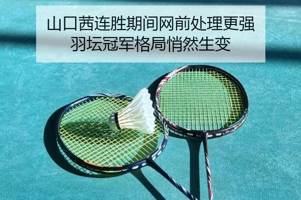 山口茜连胜期间网前处理更强 羽坛冠军格局悄然生变